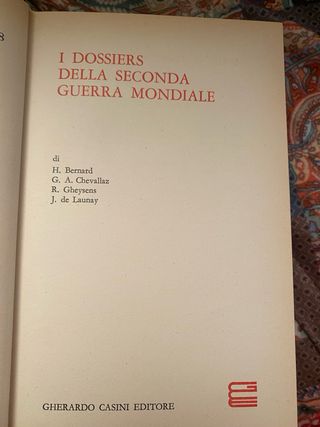 I dossiers della seconda guerra mondiale