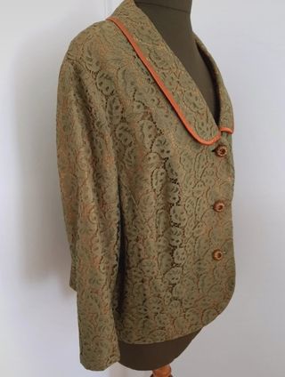 Blazer Vintage de Encaje 