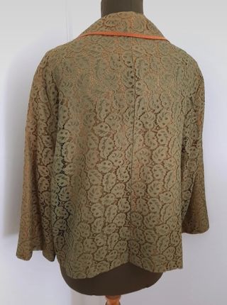 Blazer Vintage de Encaje 