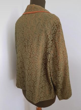 Blazer Vintage de Encaje 