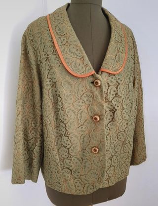 Blazer Vintage de Encaje 