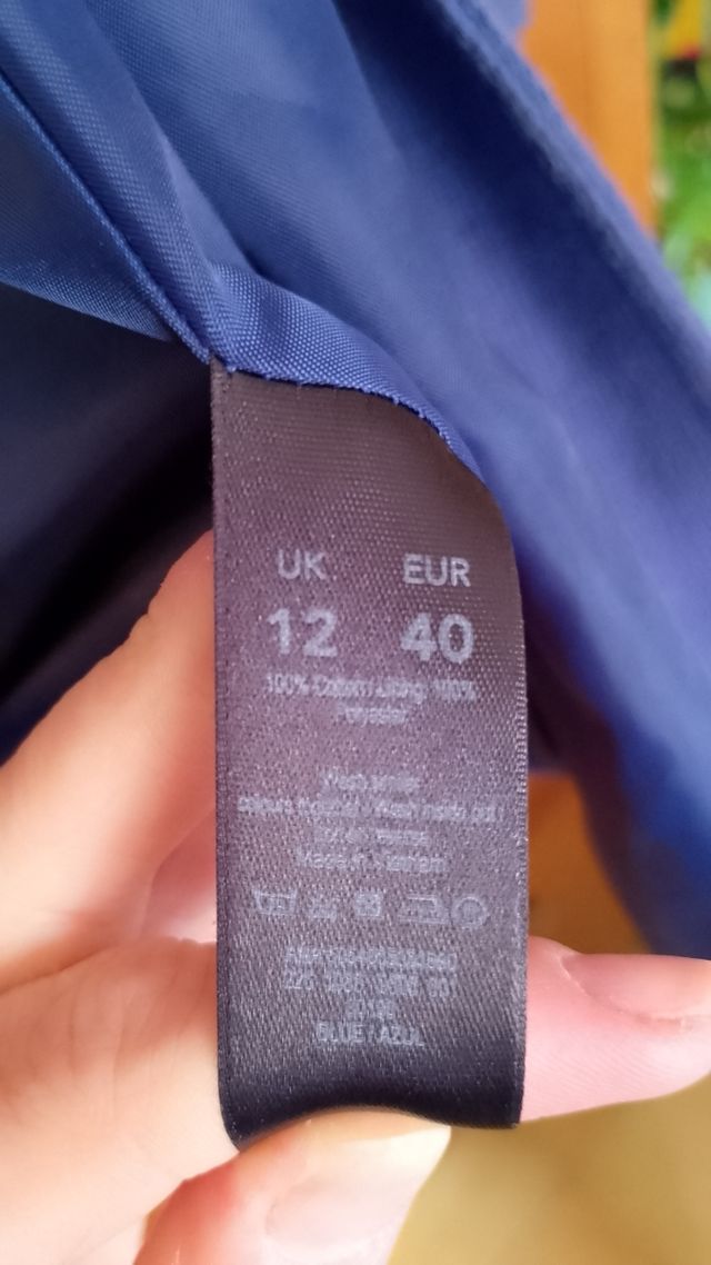 Chaqueta ligera de mujer azul - L