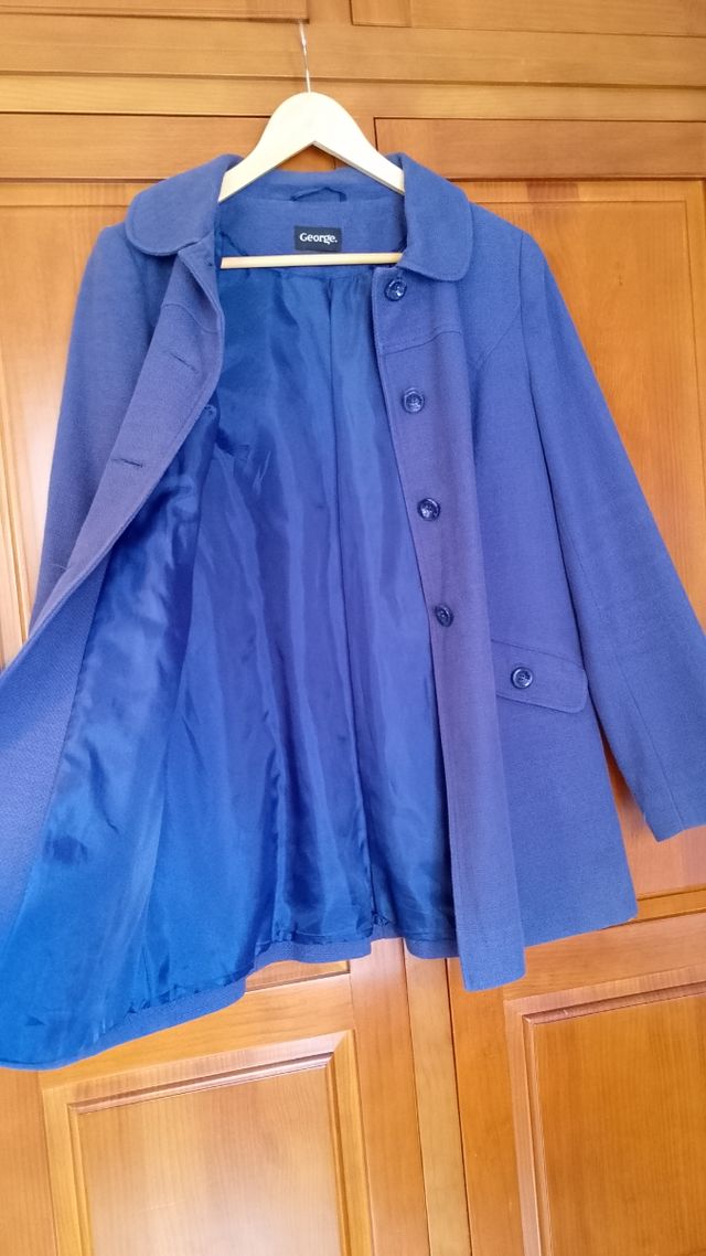 Chaqueta ligera de mujer azul - L