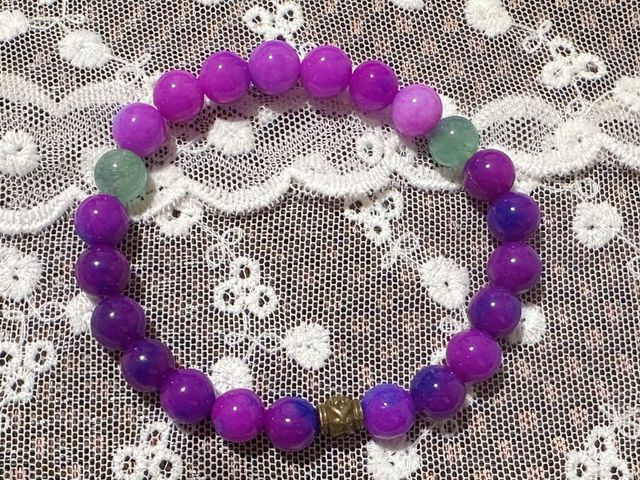 Pulsera de sugilitas moradas