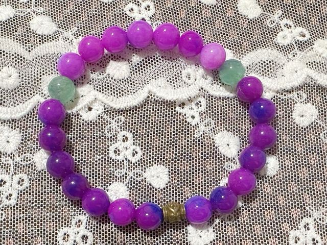 Pulsera de sugilitas moradas