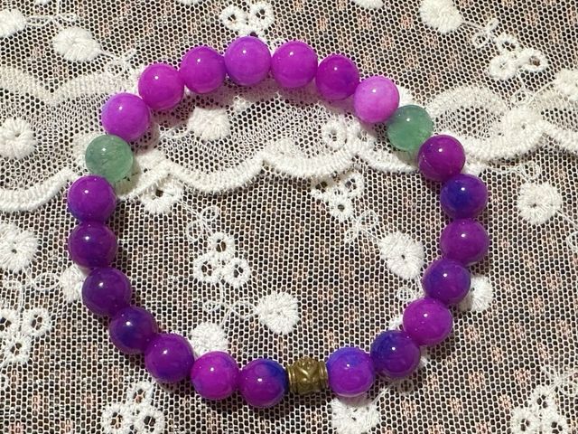 Pulsera de sugilitas moradas
