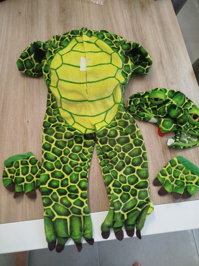 Disfra tortuga bebe 1-2 años