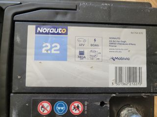 OCASIÓN !!  BATERÍA  NOTAUTO 80AH 740A(EN).