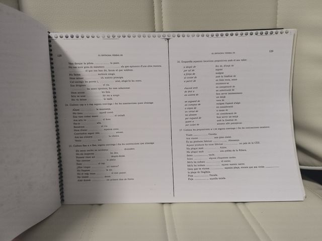 Llibre de exercisis valencià elemental i mitjà