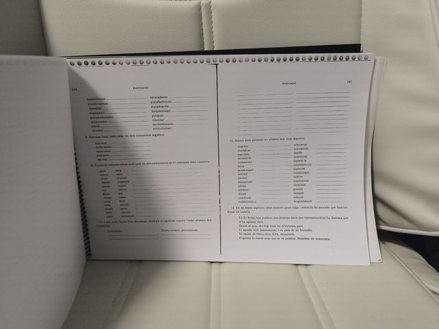 Llibre de exercisis valencià elemental i mitjà