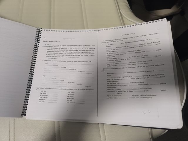 Llibre de exercisis valencià elemental i mitjà