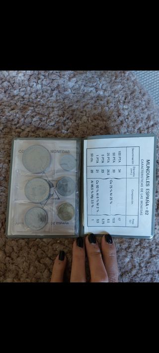 Colección monedas pesetas mundial