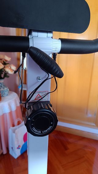 Bicicleta estática adaptada