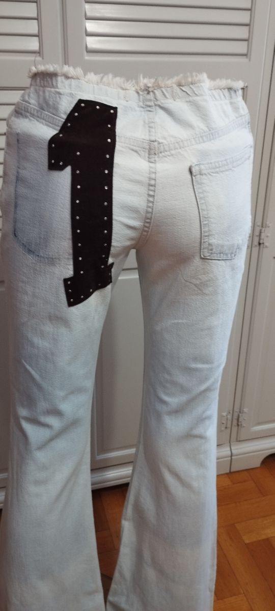 Jeans a zampa Pit Stop tg 42