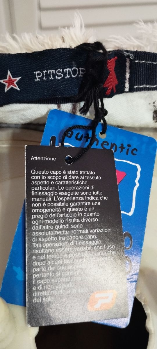 Jeans a zampa Pit Stop tg 42