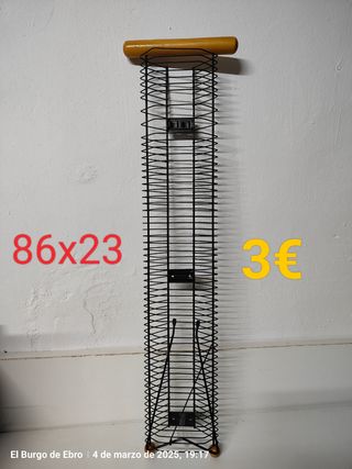 Soporte metal y madera