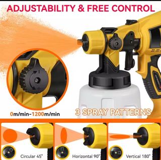 Pistola de pintar eléctrica