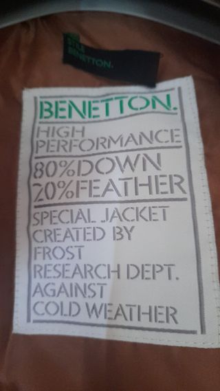 PIUMINO DONNA DI NYLON BRAND BENETTON