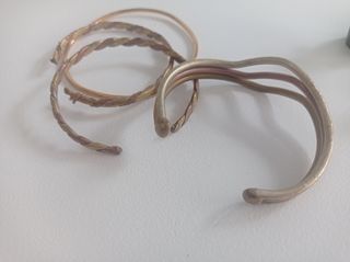 Conjunto de pulseras acero