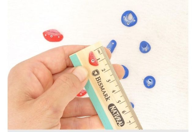 Imanes de rocódromo (incluye 6 presas) Artesanía