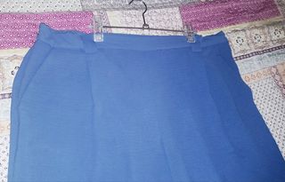 Camiseta azul con estampado mujer