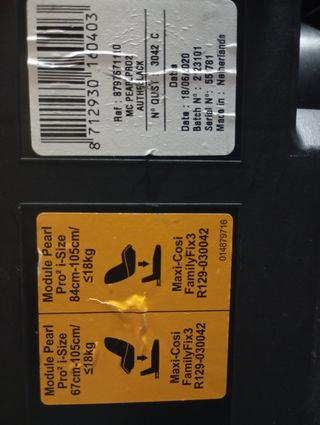 Seggiolino auto e tavolo per bambini Isofix