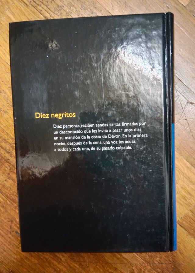 Libro Diez negritos Agatha Crhistie