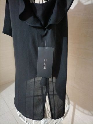 Blusa Negra "ZARA" Colllectión