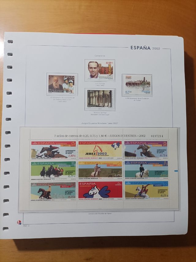 España año 2.002 Completo MNH.