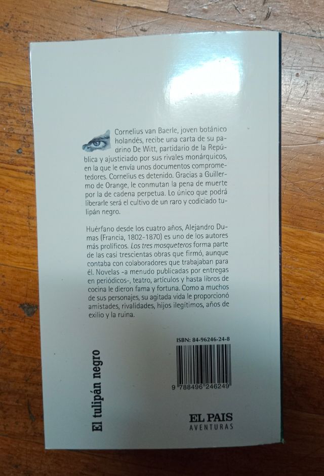 Libro El tulipan negro Dumas