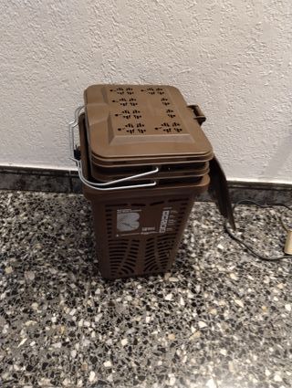 Contenedor basura compostable
