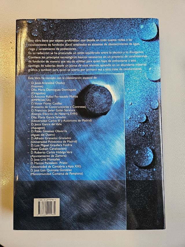 Agua y hierro. Canalizaciones de fundicion ductil