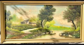 Lote de 2 cuadros Vintage