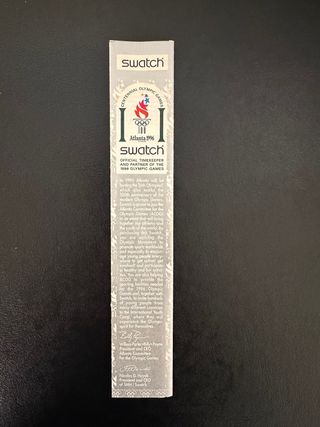 Swatch Special GZ150AI “Gold Olympic Athletes ITA”