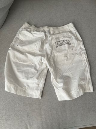 Pantalon blanco sport bermudas nile talla s