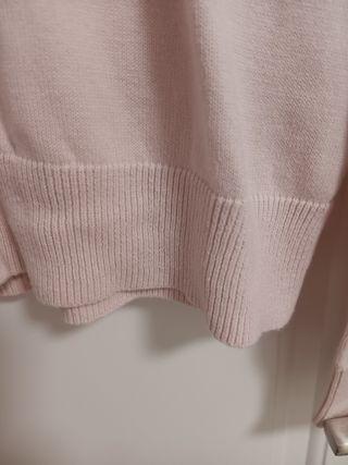 Chaqueta cárdigan rosa palo HM