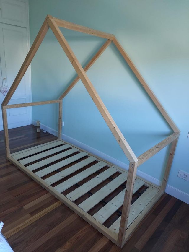 Cama Casita Cabaña Montessori