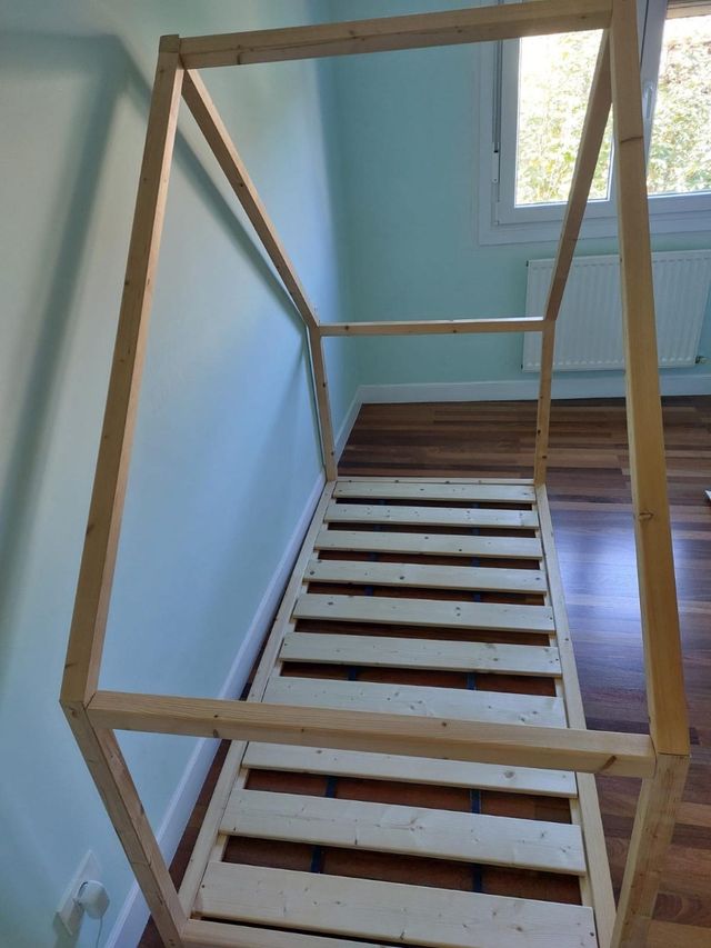 Cama Casita Cabaña Montessori