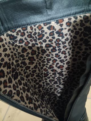 Botas altas negras con tacón Refresh