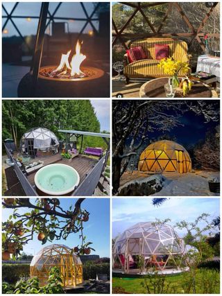 Cupulas duomos de madera, distintos usos