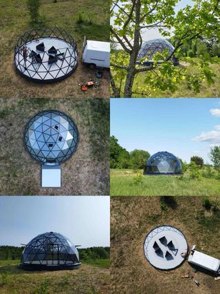 Cupulas duomos de madera, distintos usos