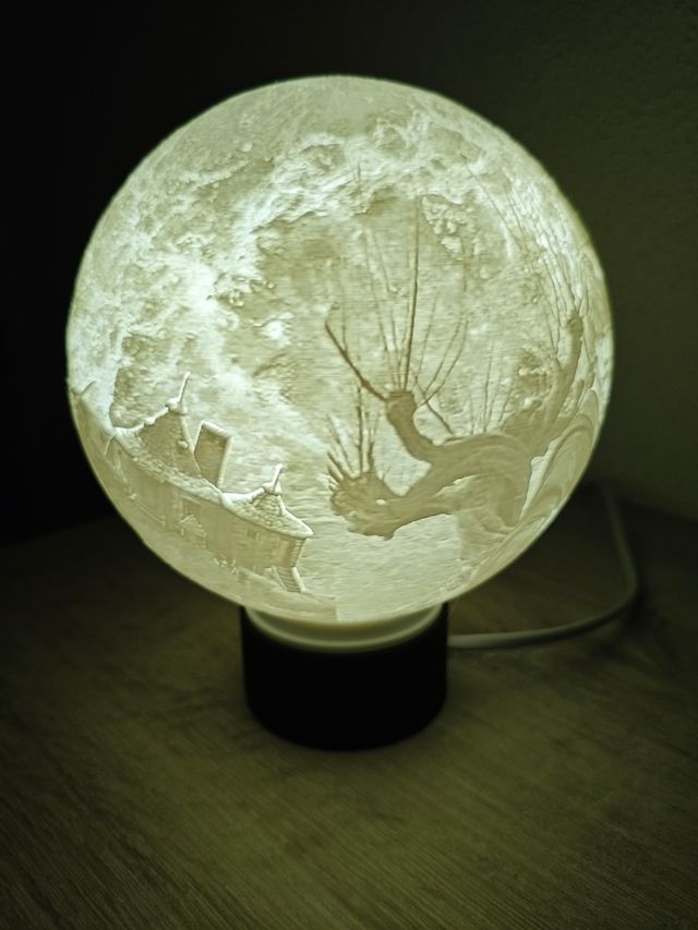 Lámpara regalo Comunión Litofania Harry Potter