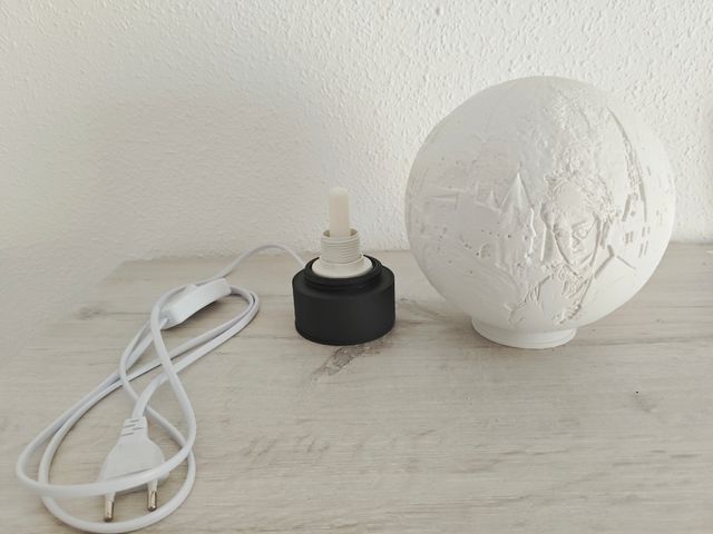 Lámpara regalo Comunión Litofania Harry Potter