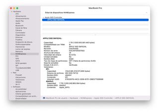 SSD original Apple Samsung NVMe 1TB para Mac