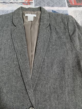 Blazer gris corta La Redoute