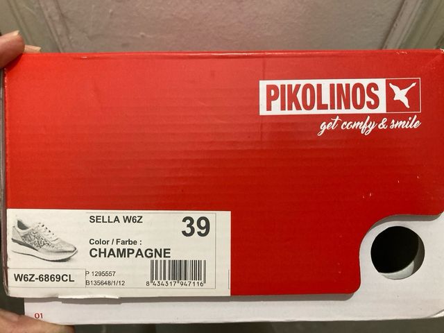 Zapatillas Pikolinos Sella doradas 39