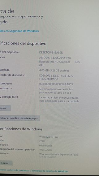 Ordenador Sobremesa MSI