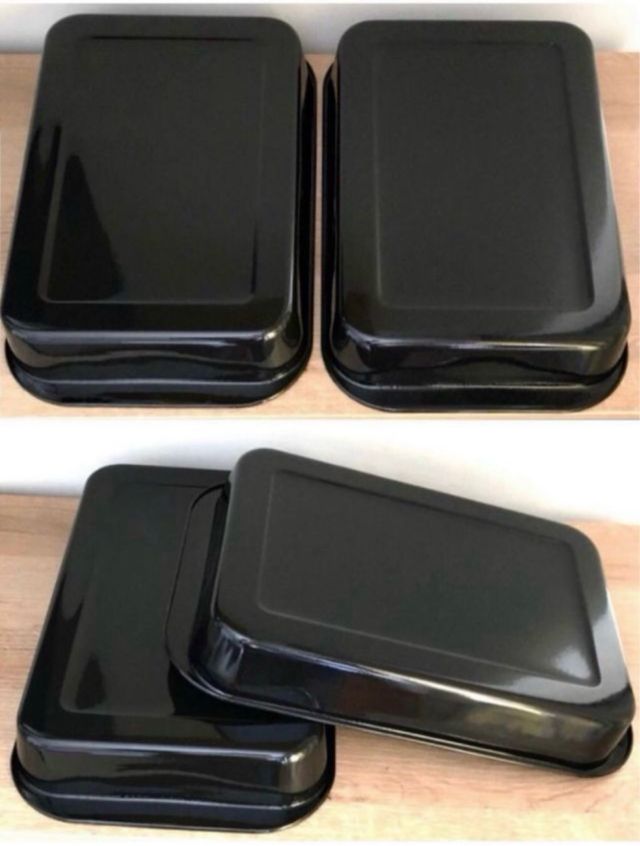 2 FORMAS RETANGULARES DE FORNO EXTRA GRANDES