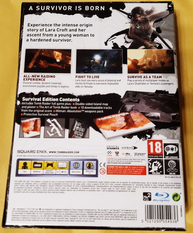 Tomb Raider Survival Edition PS3