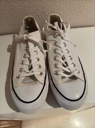 Converse platafotma talla 39 